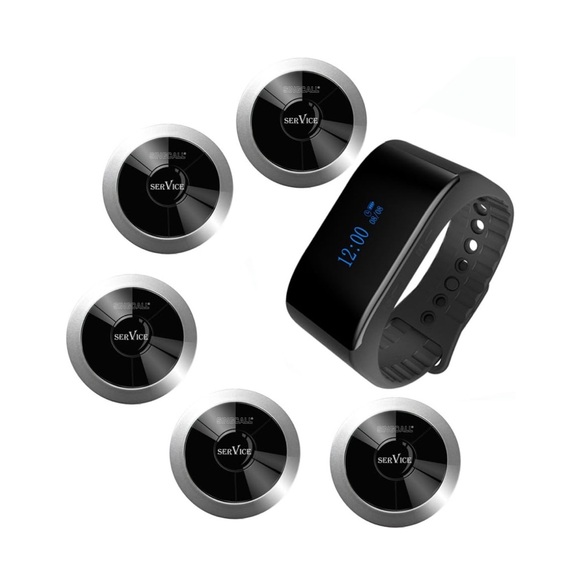 Wireless Calling System, Nurse Call System,‎ Waterproof Pager Watch Receiver - Picture 1 of 12